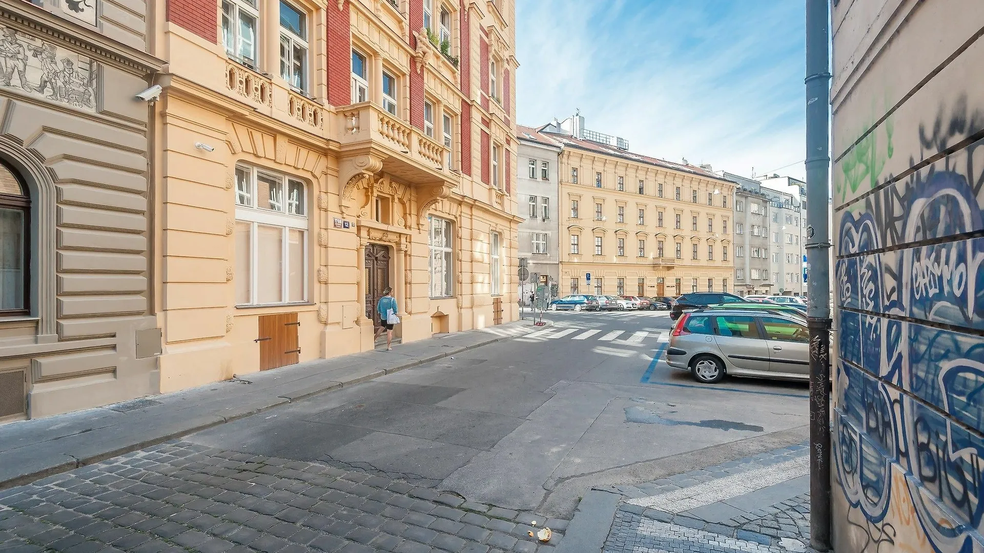 Ostrovni Apartment Prag Tjeckien